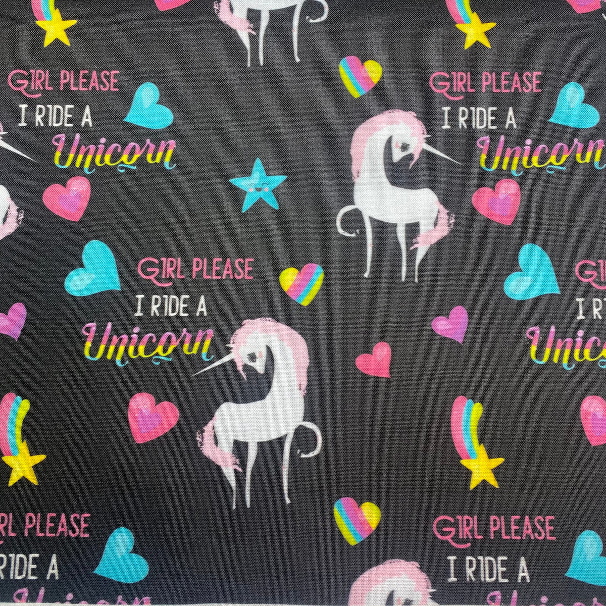 Girl please I ride a unicorn