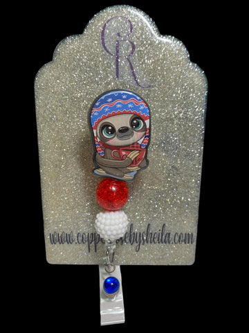 Christmas sloth