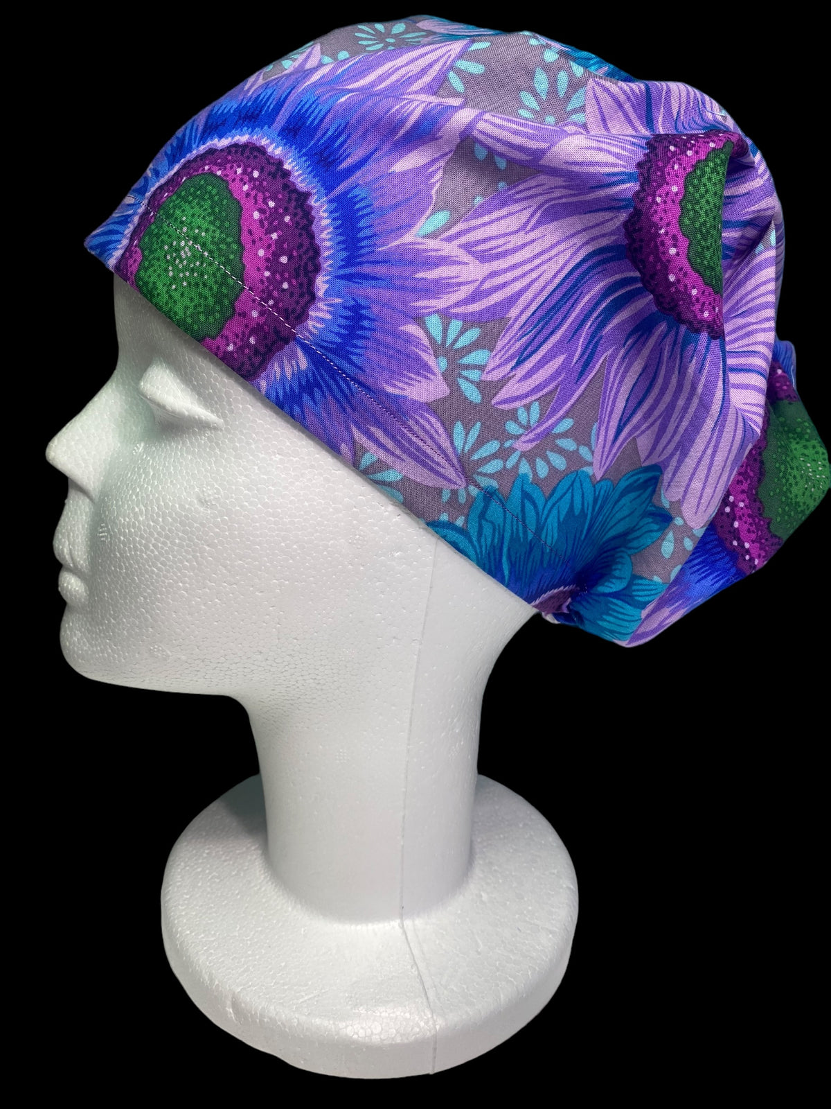 PURPLE FLORAL VAN GOGH