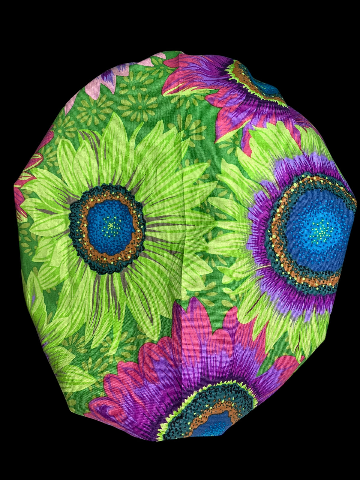 GREEN  FLORAL VAN GOGH