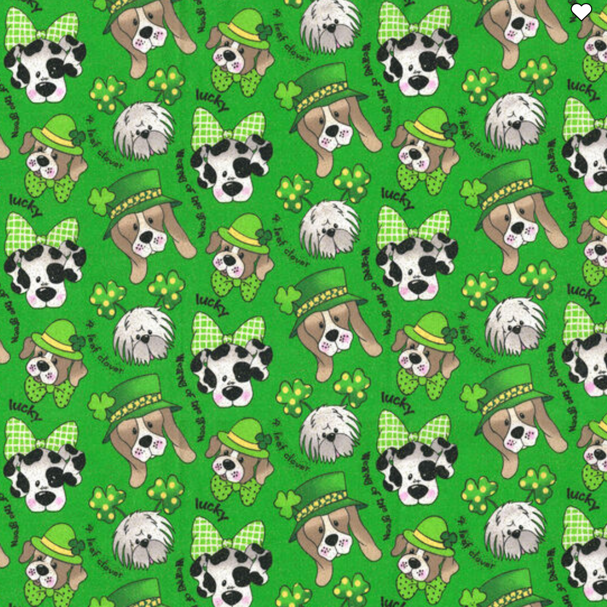 ST PATS PUPS (GLITTER)